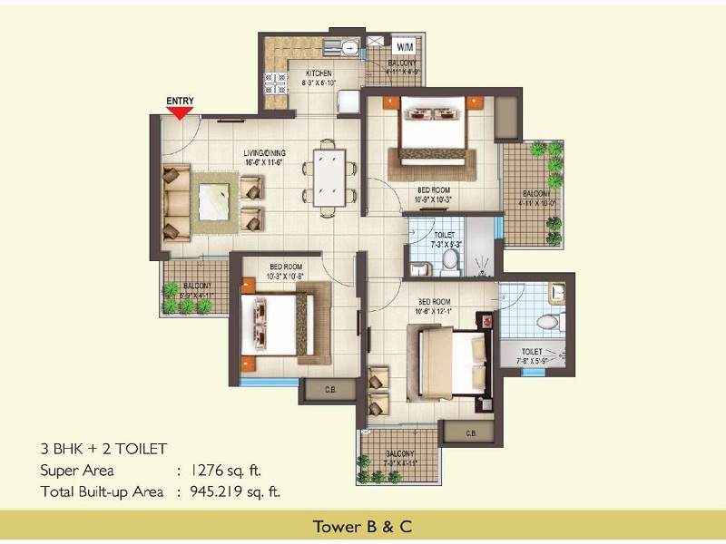 Spring HOME floor plan