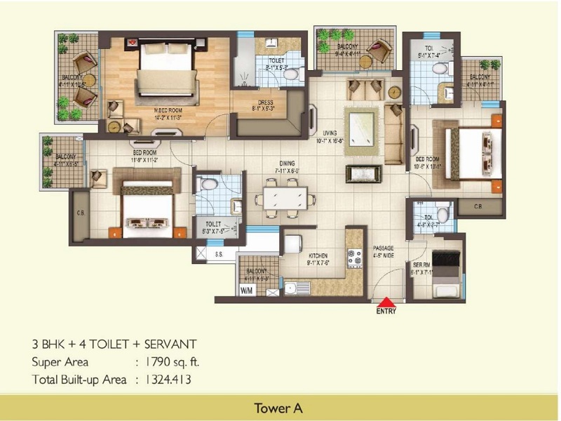 Spring HOME floor plan