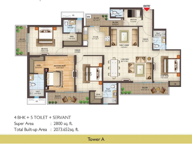 Spring HOME floor plan