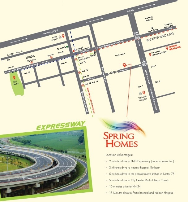 Spring HOME location map